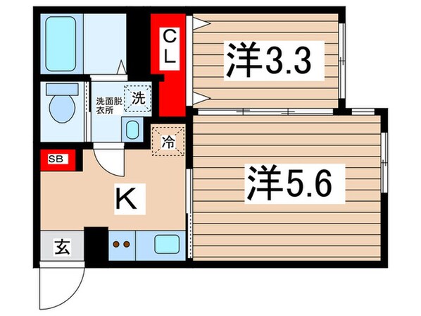 コネクトパーク末広の物件間取画像